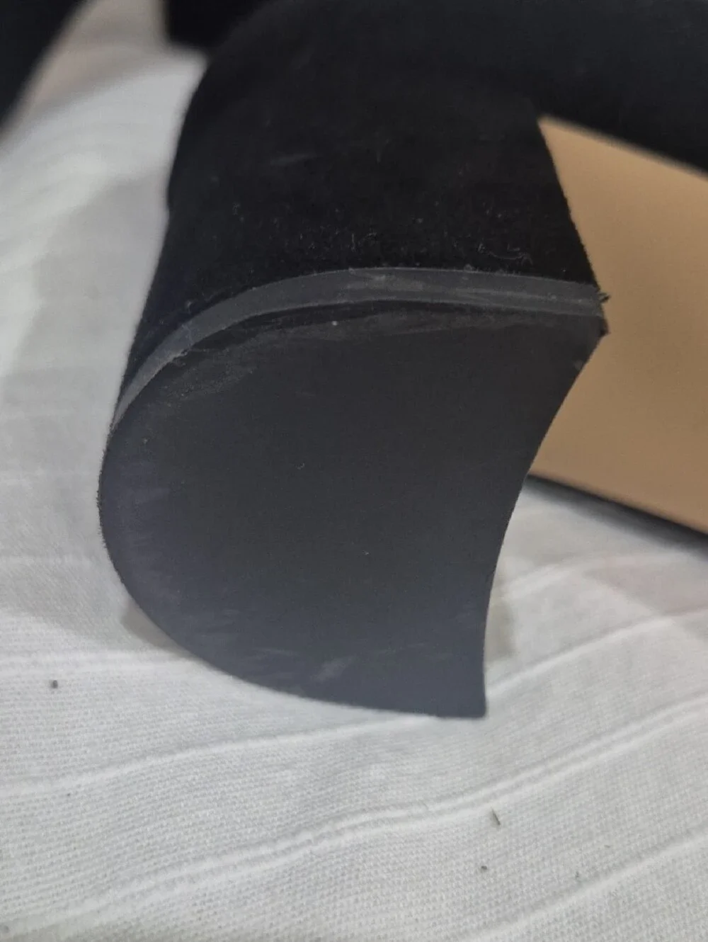 STUART WEITZMAN Classic Black Suede Ankle Boots - Women's Chelsea Heel